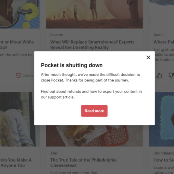 Pocket, One of the…