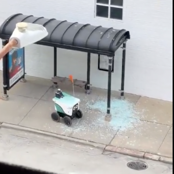 Delivery Robot Drives Through&hellip;