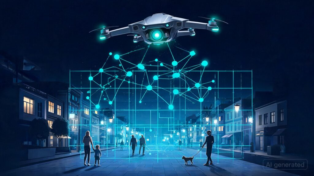 AI + drone tech will enable a safer future free of public crime and asocial behavior via new policing and monitoring tools
