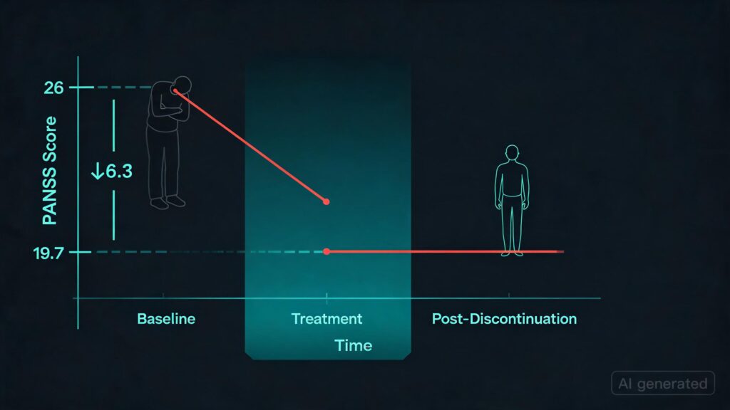 (Breakthrough) Tazbentetol significantly improved symptoms in patients with schizophrenia in a Phase 2 add-on clinical trial, with efficacy sustained for many days after drug discontinuation.