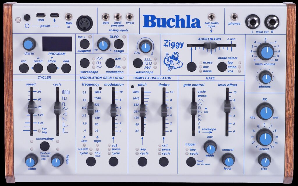Buchla Ziggy: the complex oscillator gets a friendly standalone synth