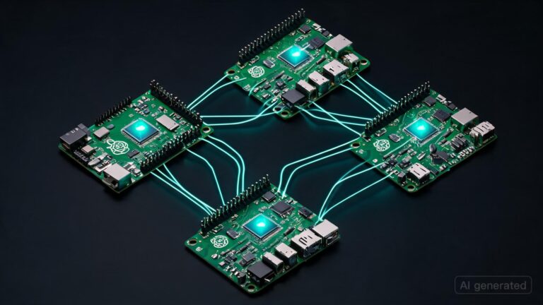 Clustering Raspberry Pis together to learn distributed training/inference