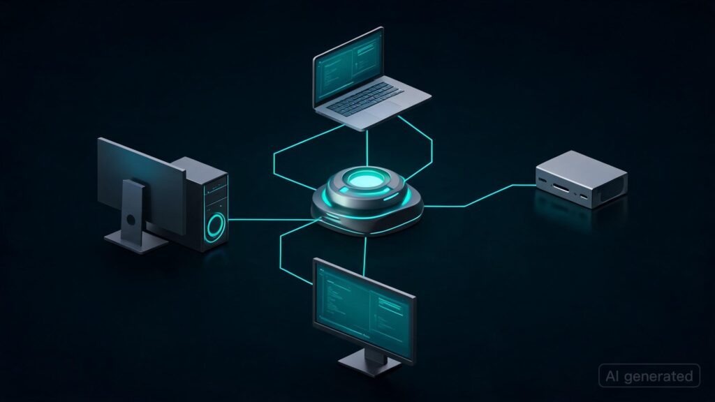 Computer-use MCP that can control multiple machines (Integrate with claude, Cursor, Codex or your custom harness)