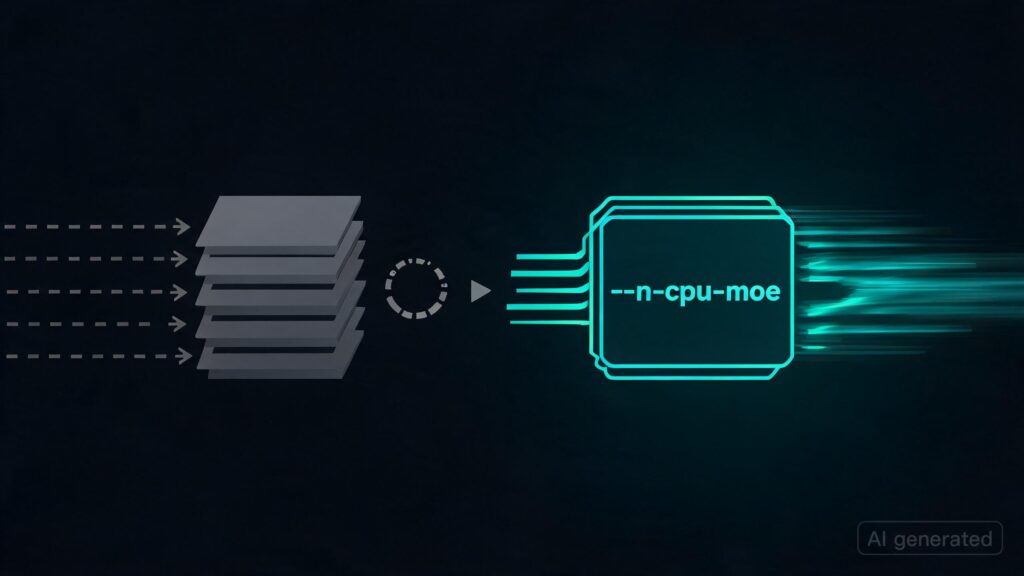 Drastically improve prompt processing speed for –n-cpu-moe partially offloaded models
