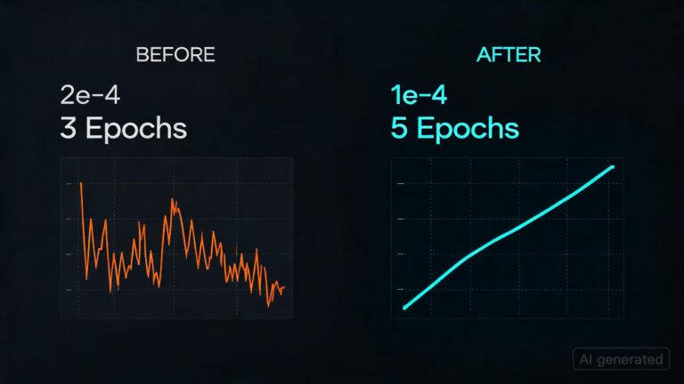 Dropping learning rate fixed my Qlora fine-tune more than anything else i tried
