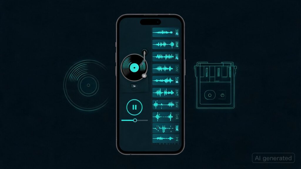 “For those who still buy the record and the ones who make them”: Homecrate combines a local music player and 8-track pocket DAW into one nifty app