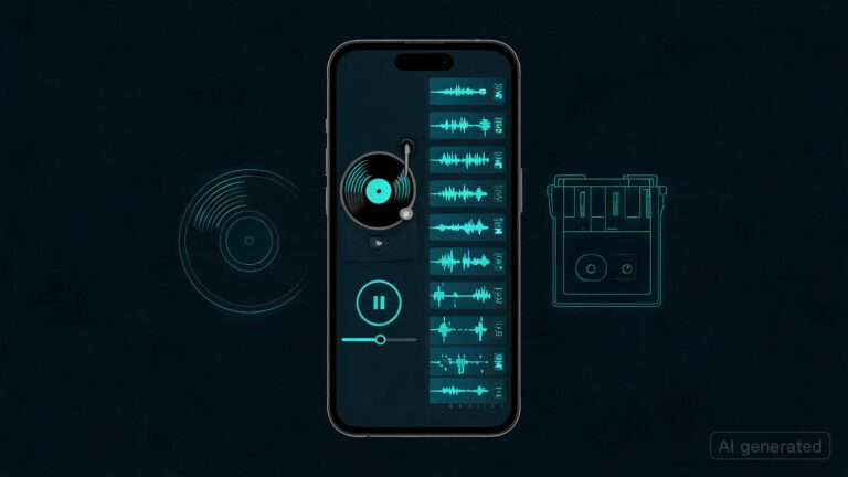 “For those who still buy the record and the ones who make them”: Homecrate combines a local music player and 8-track pocket DAW into one nifty app