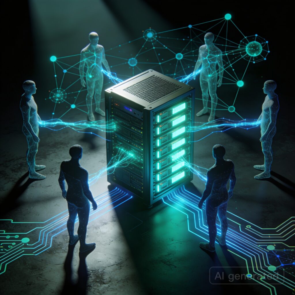 how would you set up a local llm server for a business of 7 people?
