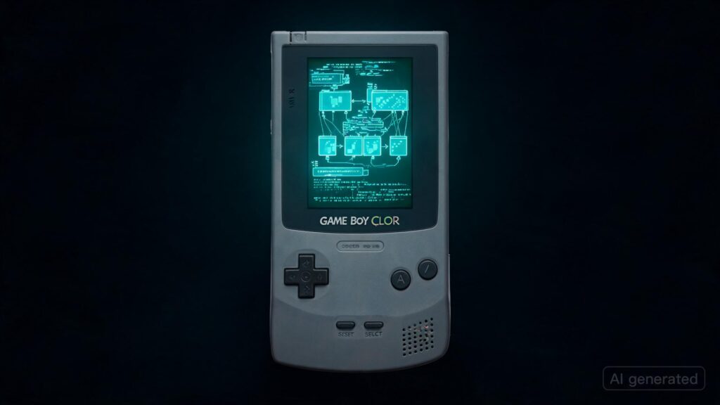 I got a real transformer language model running locally on a stock Game Boy Color!