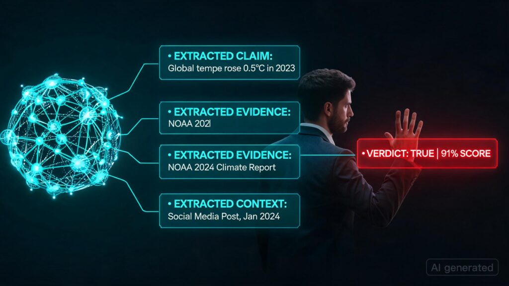 I run an AI-based fact-checking platform and I refuse to let the LLM produce the verdict. Here’s why.