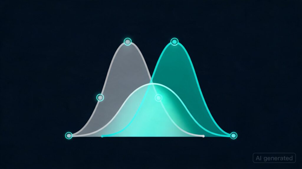 Interactive Jensen–Shannon Divergence Visualisation [P]