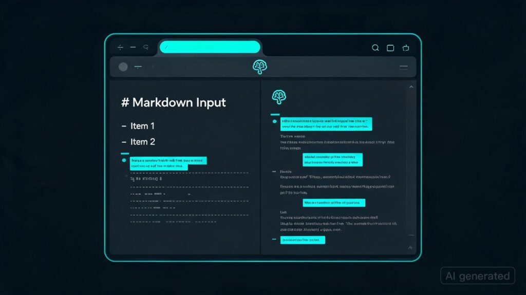 Markdown browser for LLMs