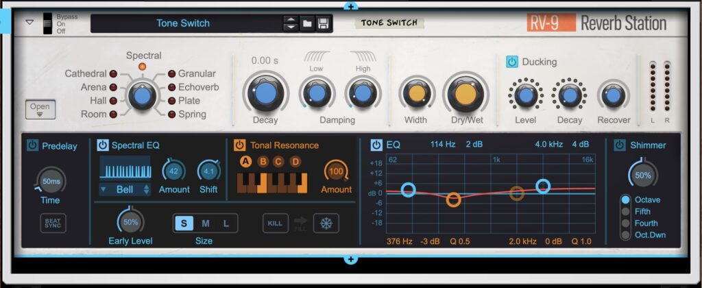 Reason 14 RV-9 guide: it’s a reverb, a granular and spectral effect, more