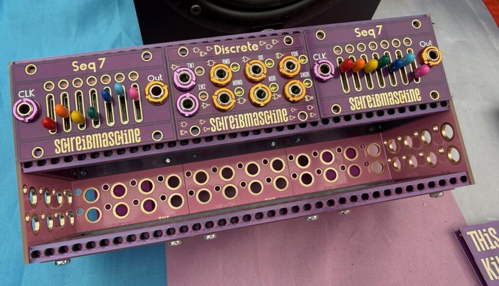 Schreibmaschine’s colorful Eurorack creations now do paraddidles, too
