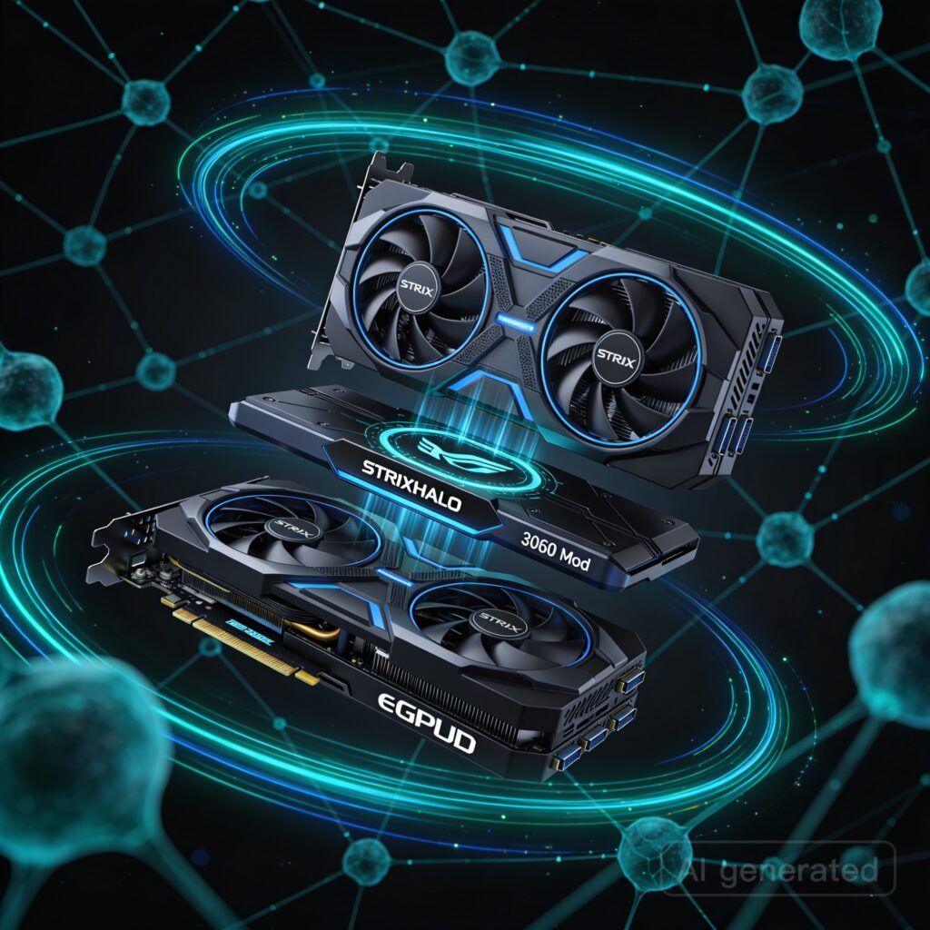 Scrambling to max StrixHalo (+NVLink dual eGPU 3090 mod)