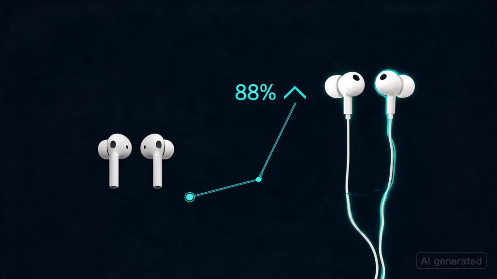 Searches for wired earphones are up 88% – what’s behind the resurgence?