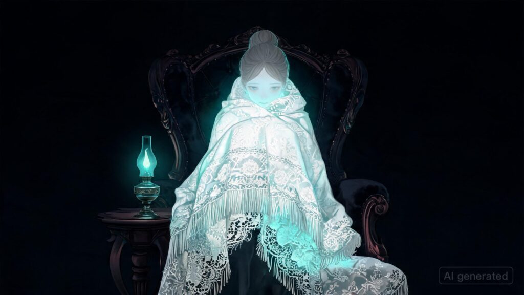 “sit under a blanket like a Victorian ghost”