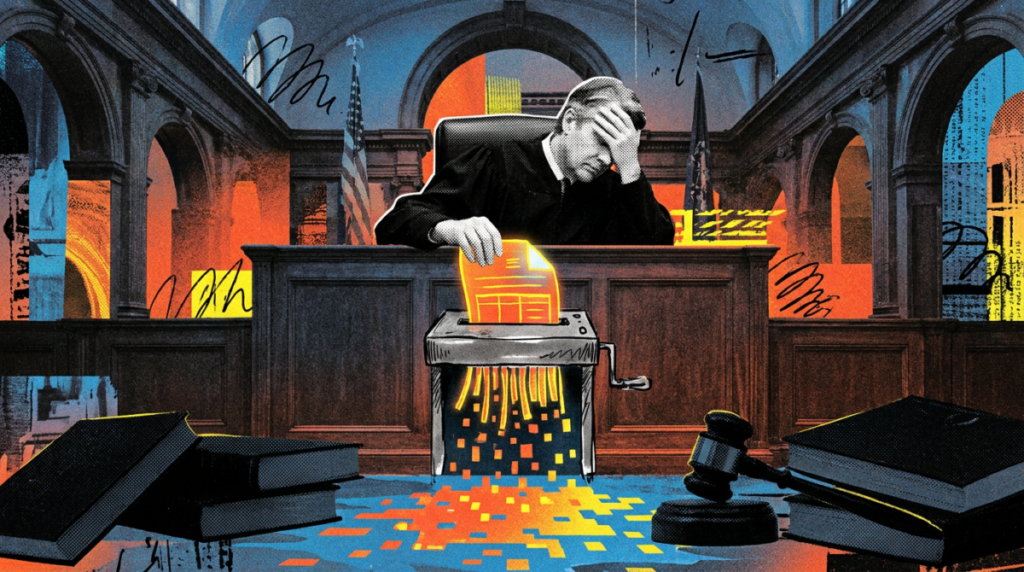 The AI justice gap solution is slowly turning into an existential paperwork nightmare for US federal courts