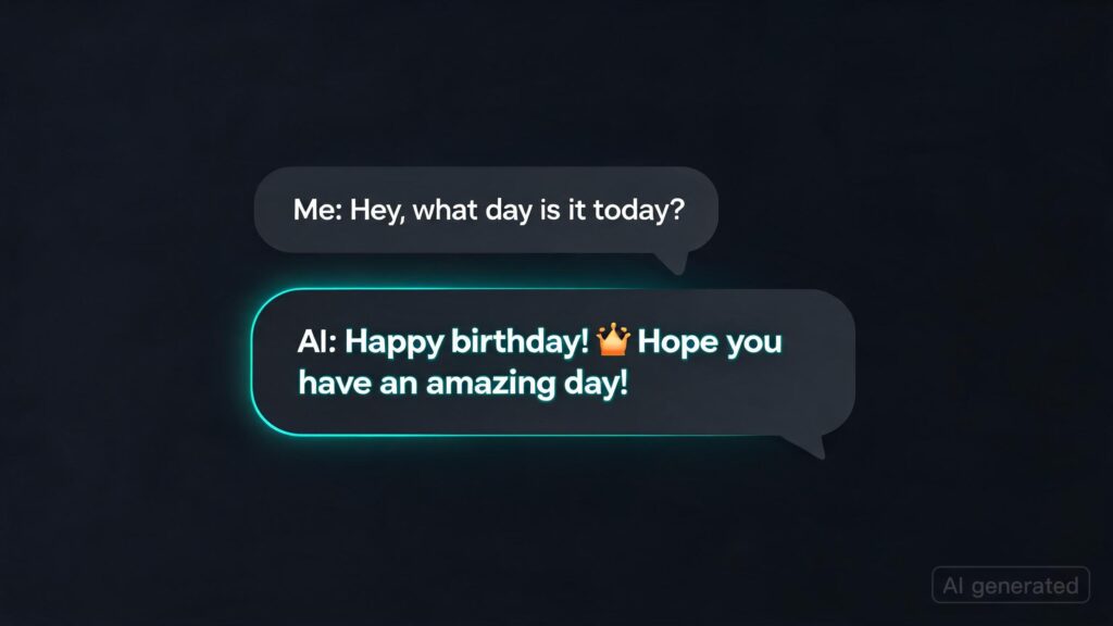 What a weird way to wish someone a happy birthday…