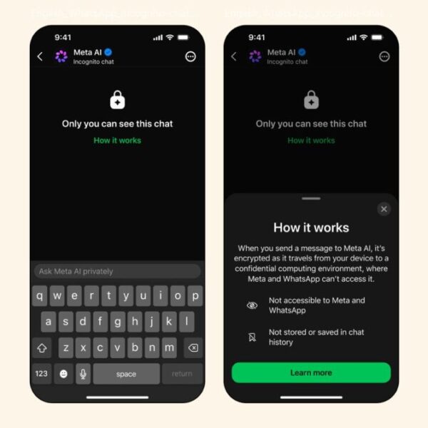 WhatsApp adds an incognito&hellip;