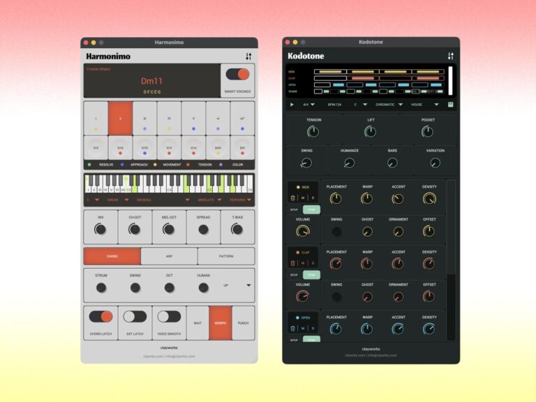Clayworks, a new independent music tech project, has just launched with two new plugins