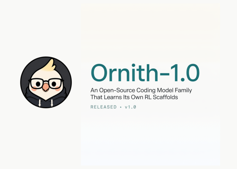 DeepReinforce Releases Ornith-1.0: An Open-Source Coding Model Family That Learns Its Own RL Scaffolds