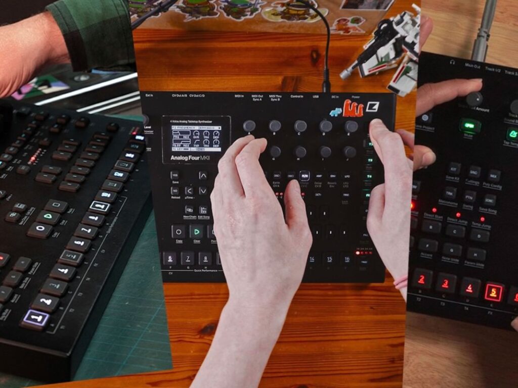 Elektron introduces new operating system for the Analog Four, adding new sequencing upgrades