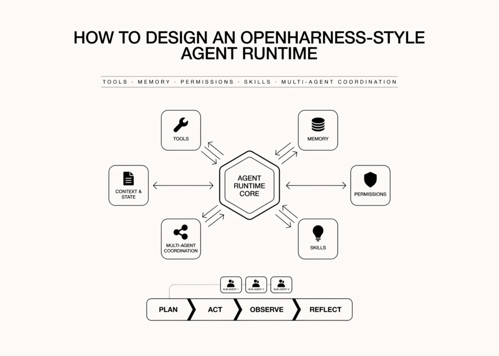 How to Design an OpenHarness Style Agent Runtime with Tools, Memory, Permissions, Skills, and Multi-Agent Coordination