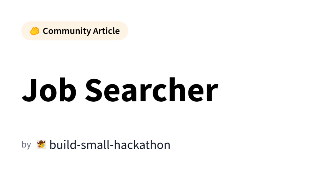 Job Searcher