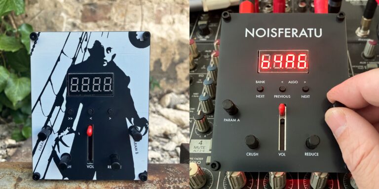 Noiseferatu: open-source, 45 algorithms, like a KAOSS Pad from Hell