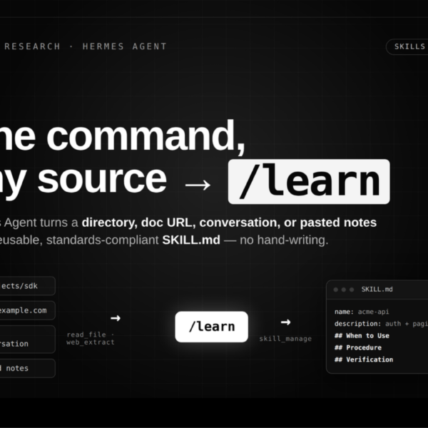 Nous Research Adds /learn&hellip;