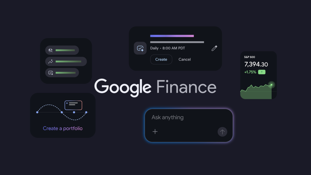 Our latest Google Finance upgrades, including a new app