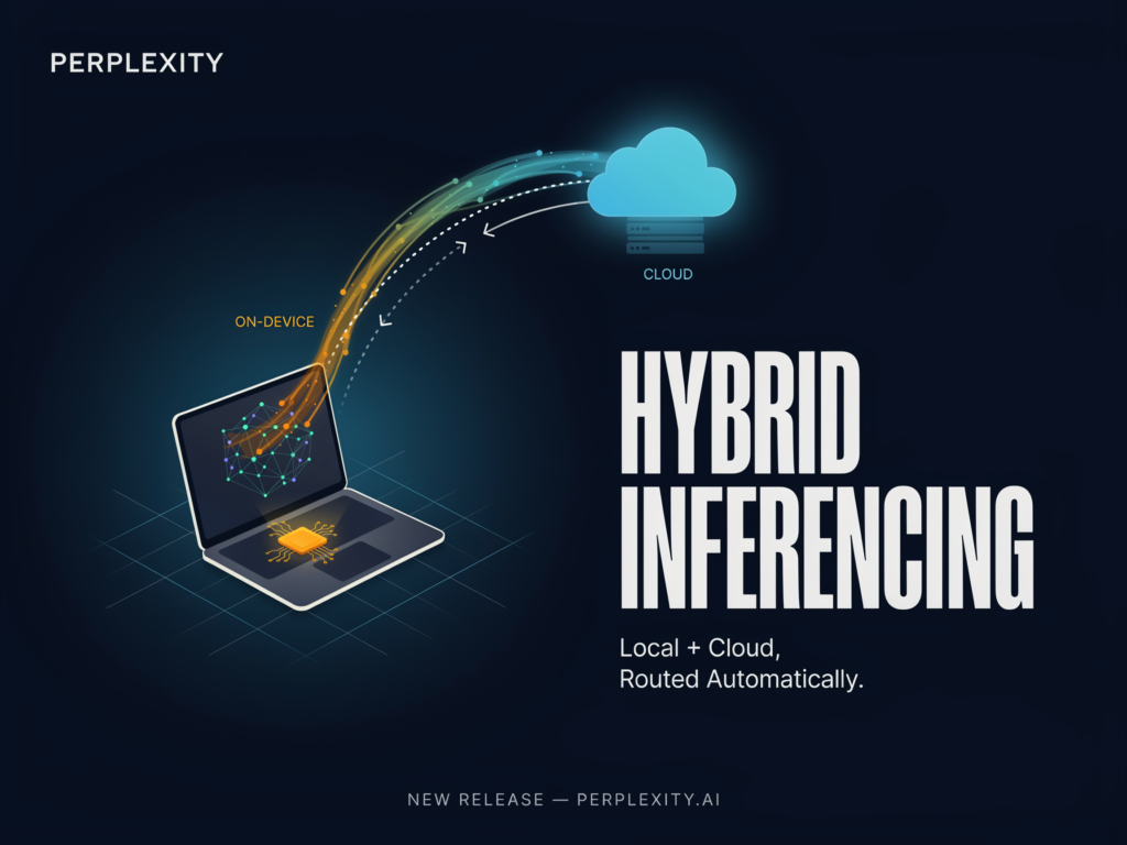 Perplexity AI Introduces Hybrid Local-Server Inference Orchestrator for Personal Computer: Automatic On-Device and Cloud Task Routing