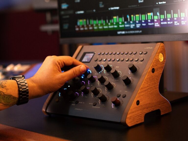 Softube’s new Console 1 Compact brings hands-on mixing to even the smallest studios