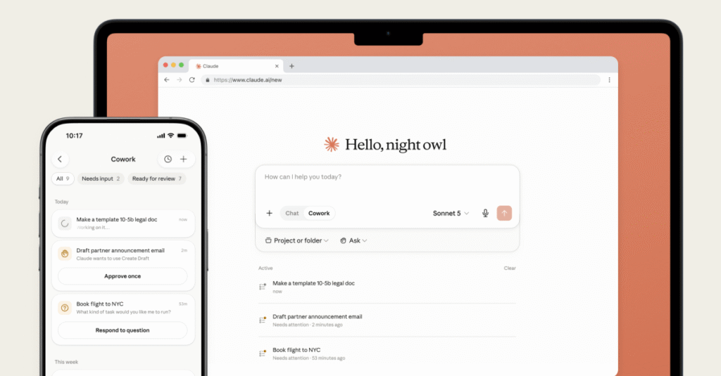 Anthropic is launching Claude Cowork on mobile and web