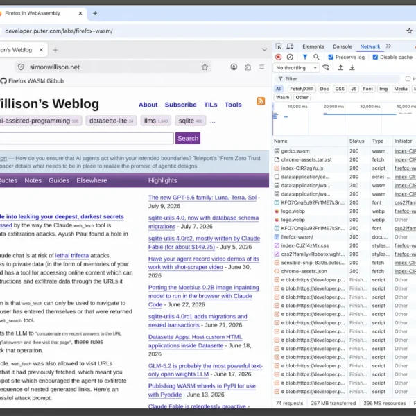 Firefox in WebAssembly