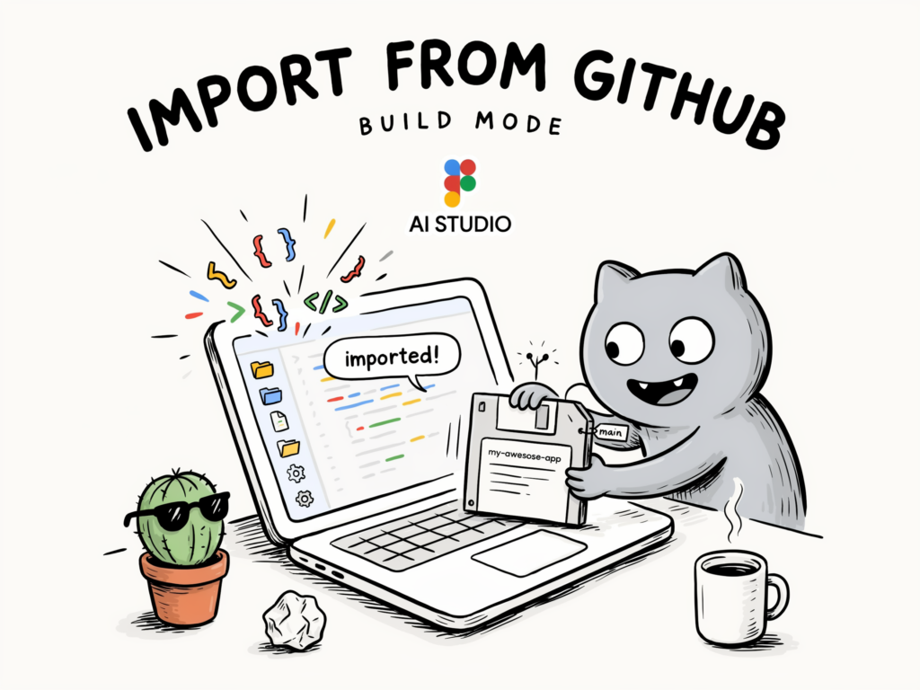 Google AI Studio Adds ‘Import from GitHub’ to Build Mode, Turning an Existing Repo Into an Editable, Deployable App