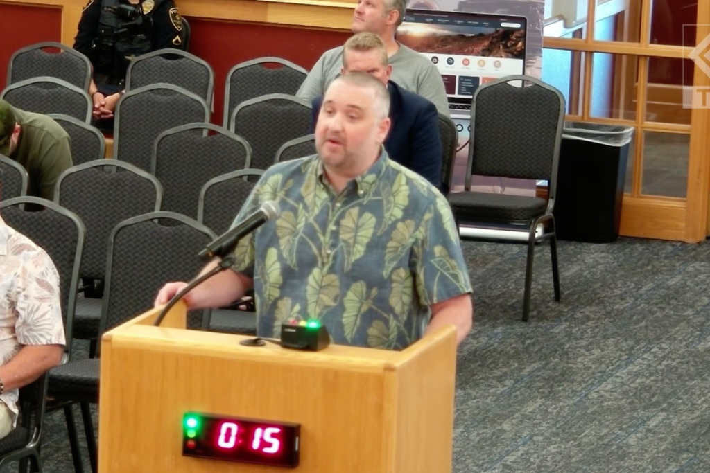 ‘I Would Never Do This To You:’ Protesting Flock, Arizona Man Presents Plan to Surveil Government Officials
