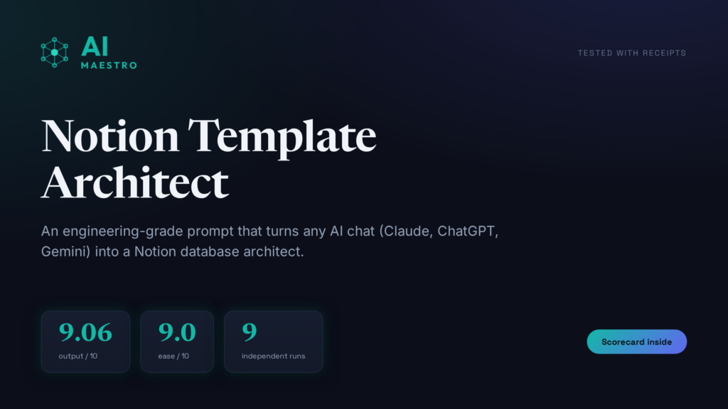 We tested a Notion prompt nine times before we would sell it. Here is the scorecard.