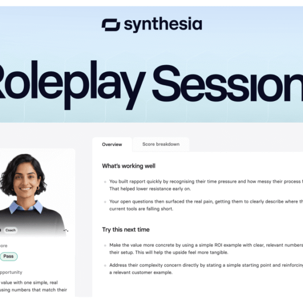 Synthesia’s AI training platform&hellip;