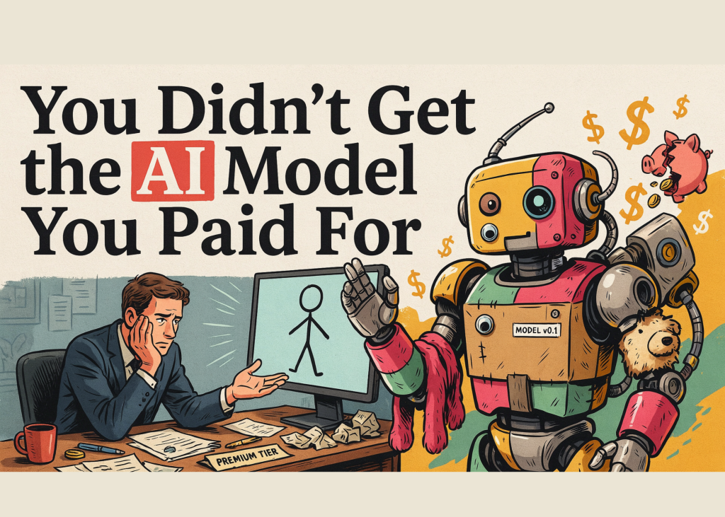 You Didn’t Get the AI Model You Paid For