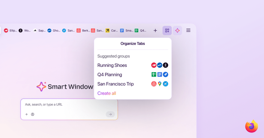 Firefox’s Smart Window promises a better AI browser