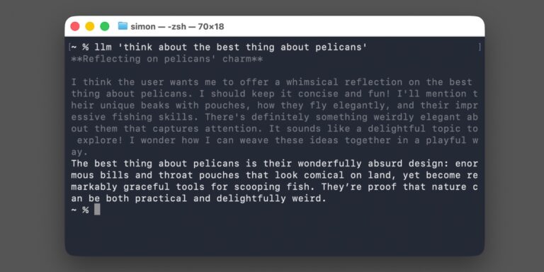 New release of LLM adds support for reasoning traces, OpenAI Responses, server-side tools, and smarter logging