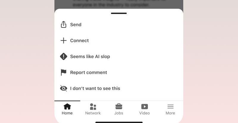 Over 1 million people have clicked LinkedIn’s AI slop button