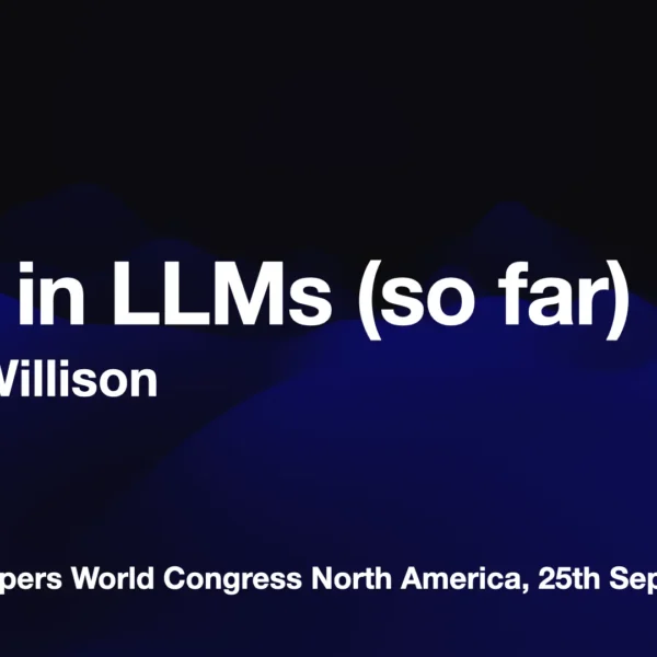 2026 in LLMs (so&hellip;