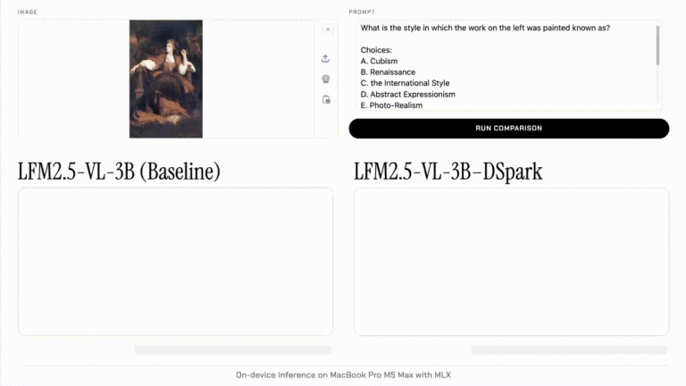 Accelerating vision-language models with LFM2.5-VL-DSpark