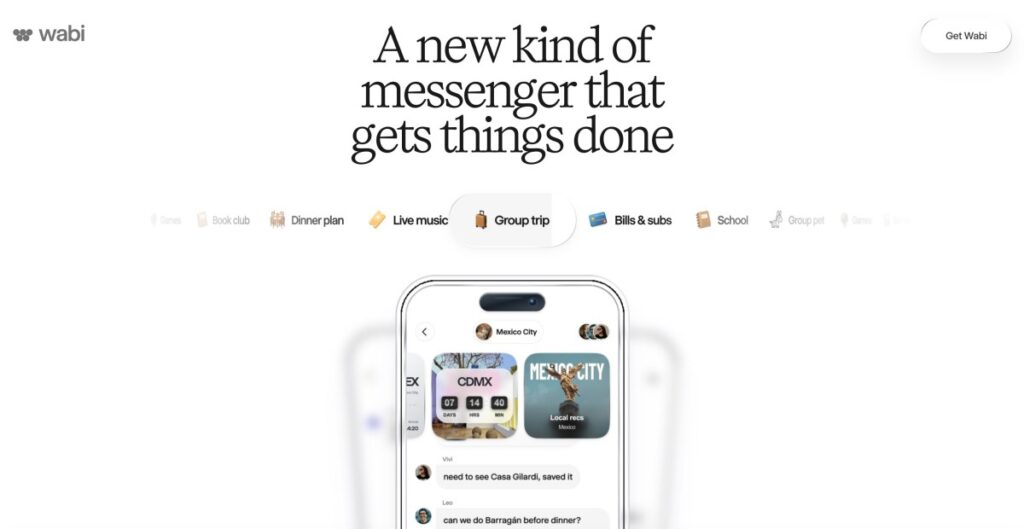 AI-powered app maker Wabi pivots to a messaging experience