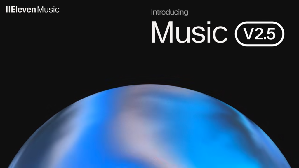 Elevenlabs makes Music v2.5 available via app and API with free and pro tier options