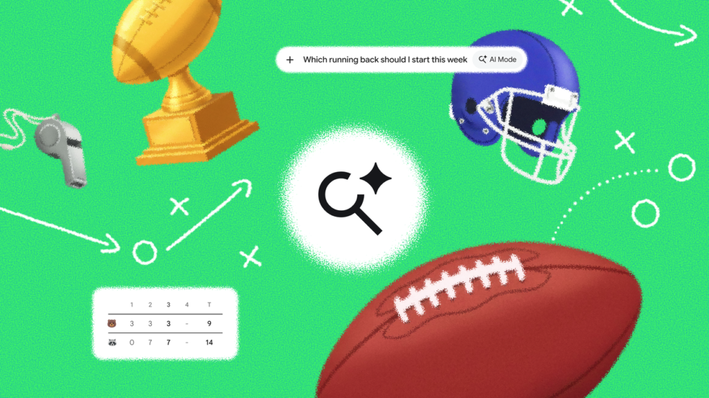 Get ready for the game with new football features in Search
