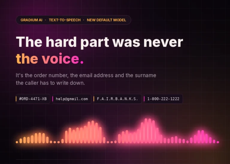 Gradium AI Releases New Default TTS Model: 81.0% Hard-Case Pass Rate at 216 ms Time-to-First-Audio